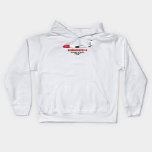 Boeing B787-8 - Norwegian Air Shuttle "Sonja Henie" Kids Hoodie